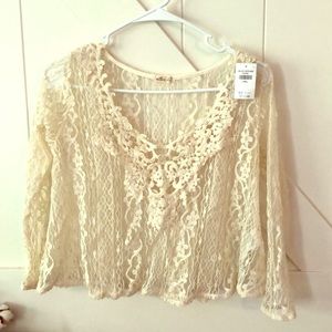 Hollister lace top